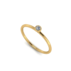 Χρυσό δαχτυλίδι “Pure” με lab grown διαμάντι
