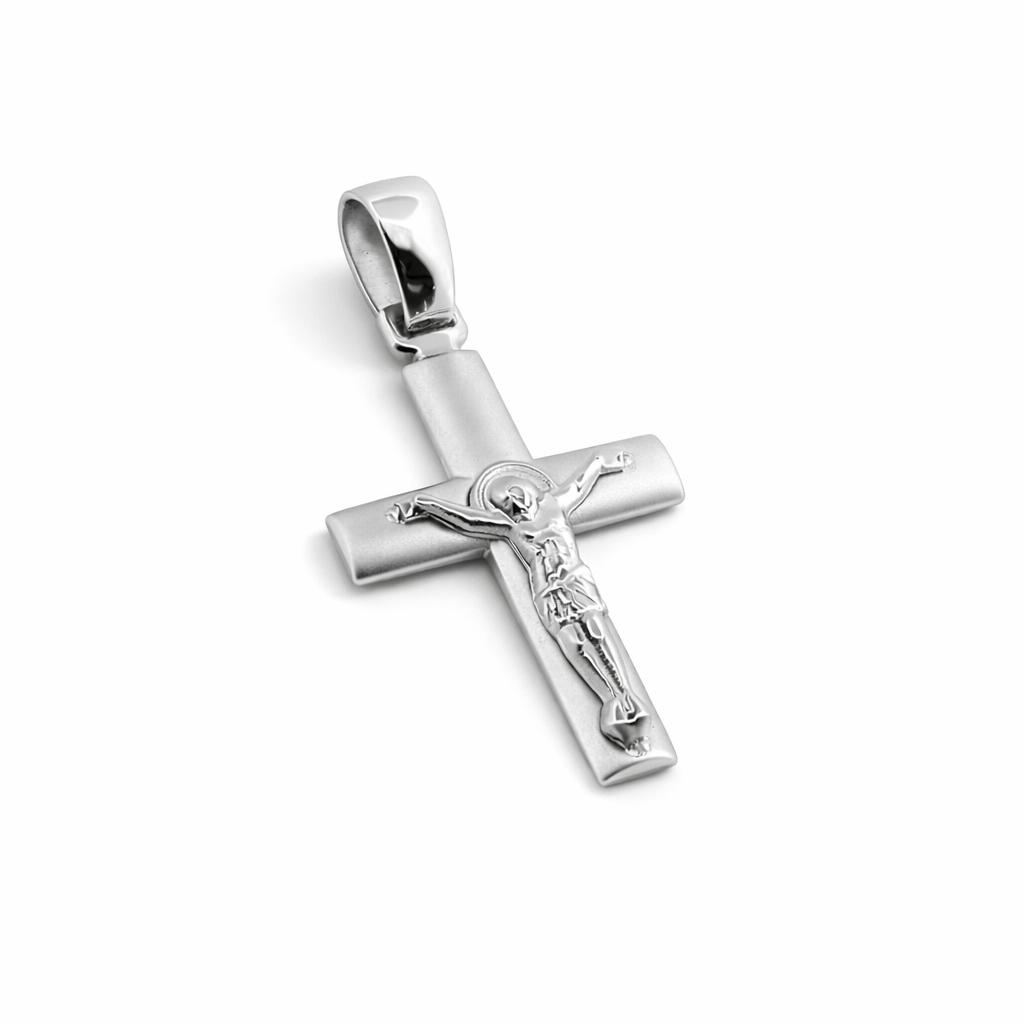 Σταυρός λευκόχρυσος Κ14
