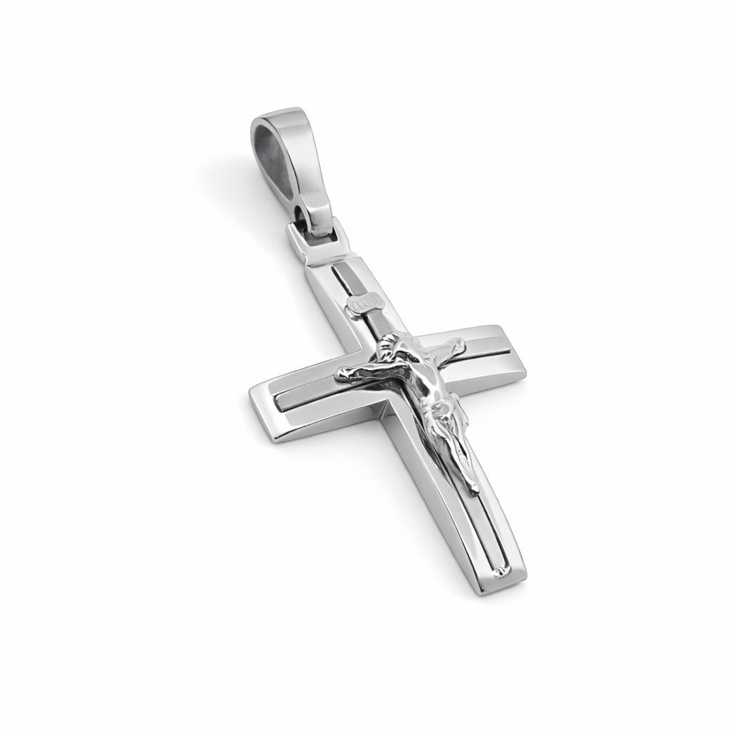 Σταυρός λευκόχρυσος Κ14