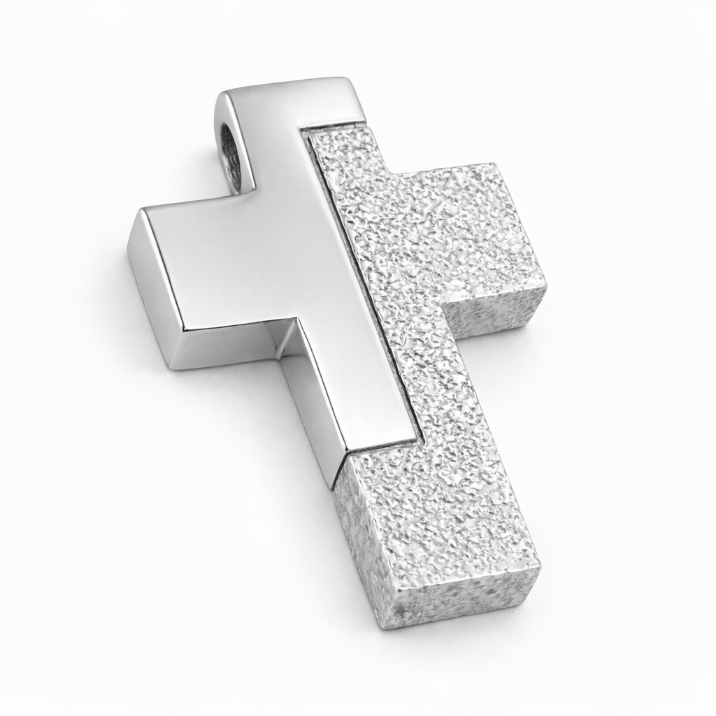 Σταυρός λευκόχρυσος Κ14