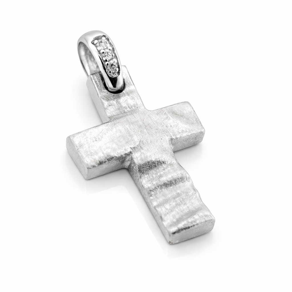 Σταυρός λευκόχρυσος Κ14