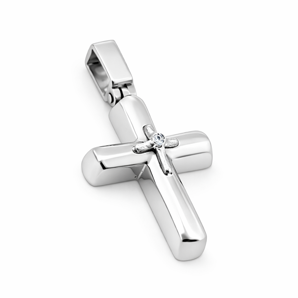 Σταυρός λευκόχρυσος Κ14