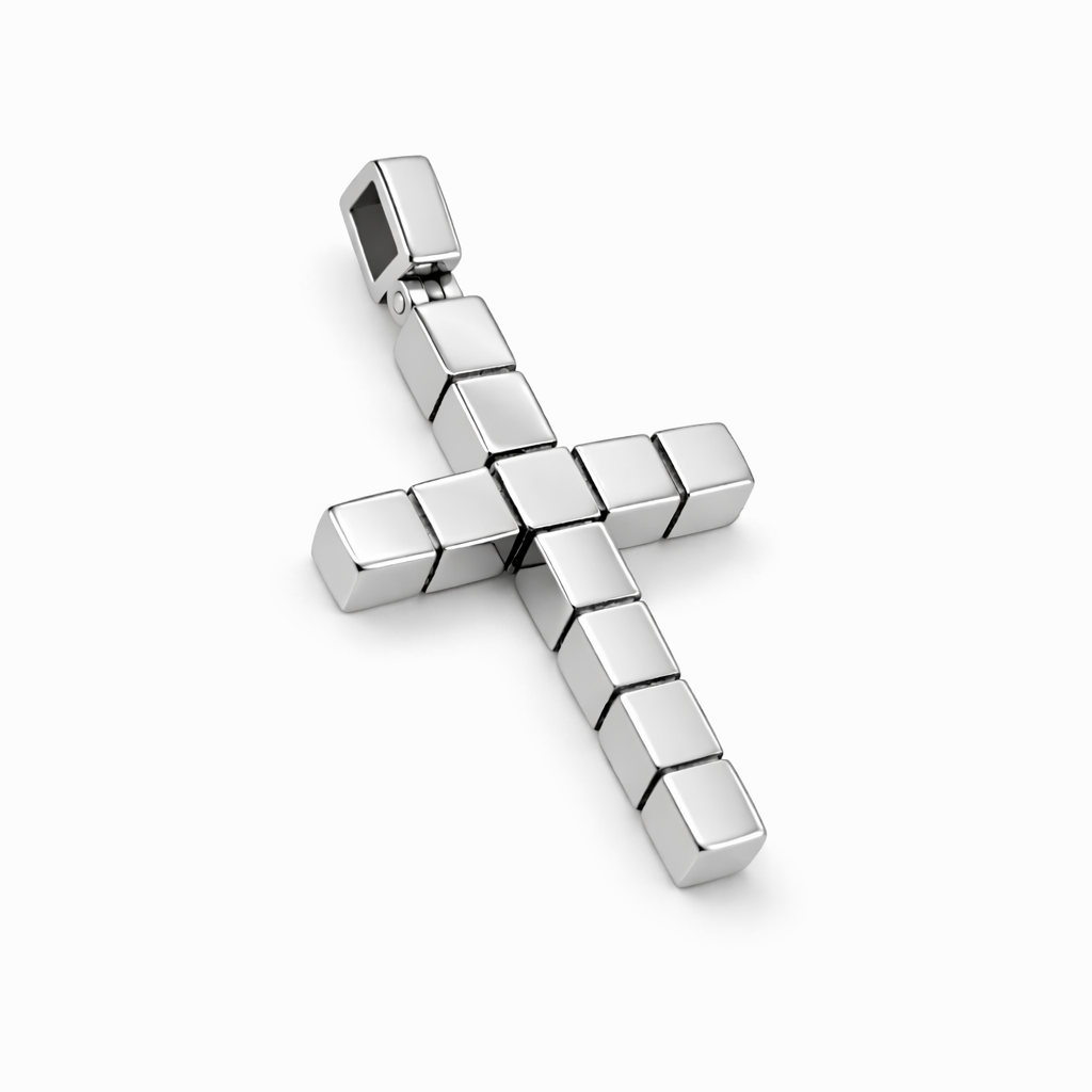 Σταυρός λευκόχρυσος Κ14