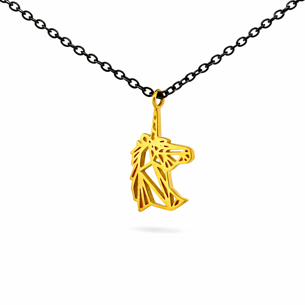 ag2 Jewellery Μενταγιόν χρυσό Κ9 και ασημένια αλυσίδα